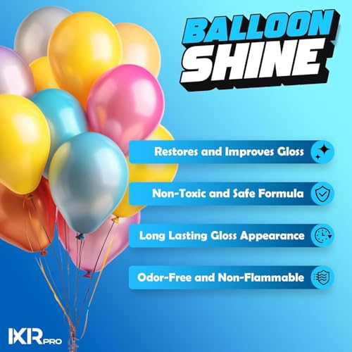ixirpro Balloon Shine Spray (16.9 oz) No Need Towel or Gloves, Instant High Shine Gloss Brite Balloons for Party Decoration for Ultra Lasting, Shine Balloon Spray Upgraded Formula - Image 2