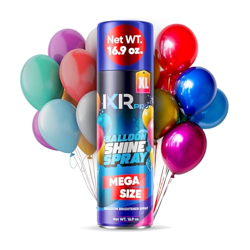 ixirpro Balloon Shine Spray (16.9 oz) No Need Towel or Gloves, Instant High Shine Gloss Brite Balloons for Party Decoration for Ultra Lasting, Shine Balloon Spray Upgraded Formula - Image 1