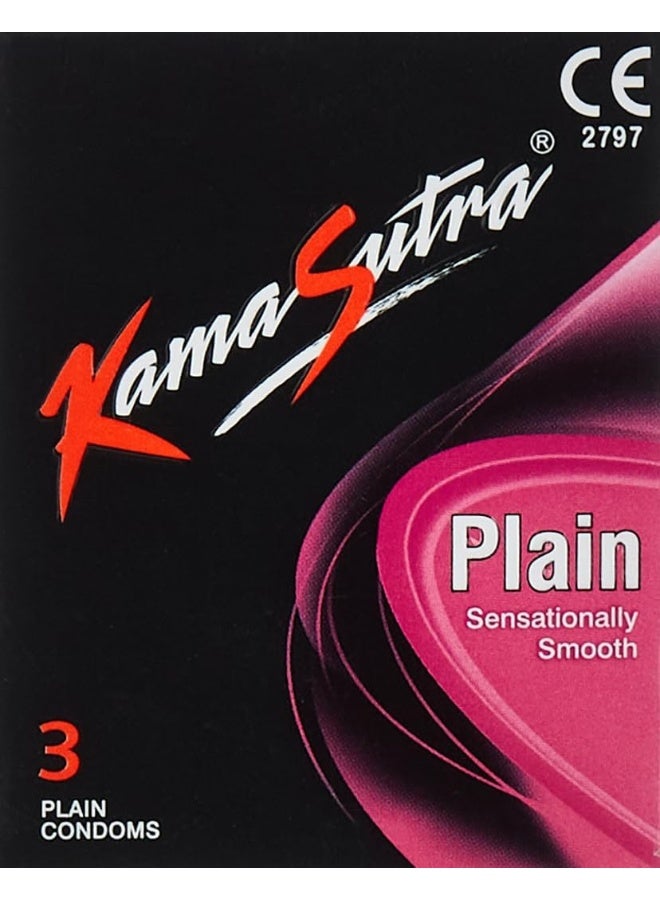 Kamasutra Kama Sutra Condoms Plain - 3's - Image 2