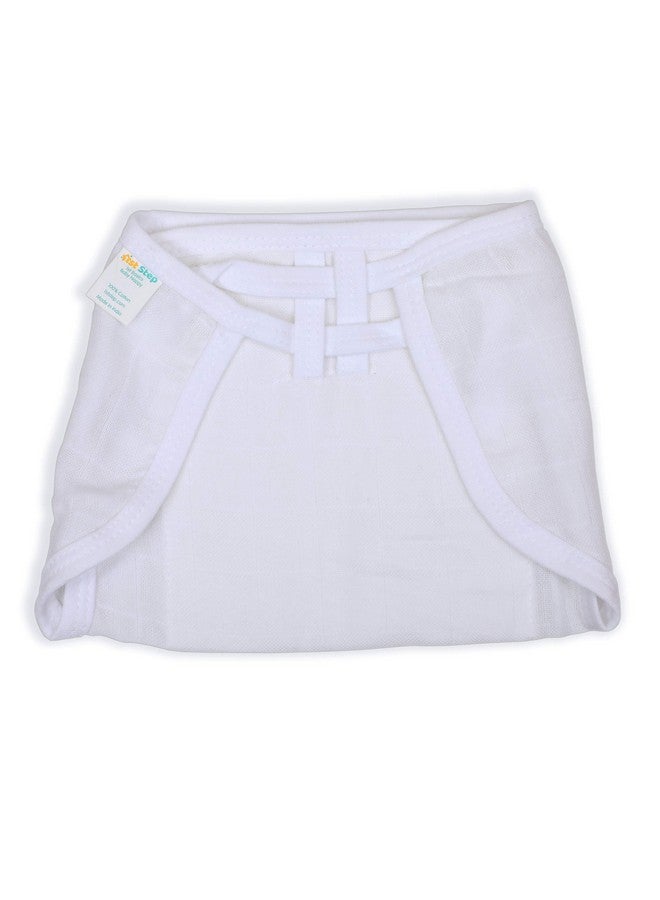 1st Step Washable And 100% Cotton Nappies (White Large) - Image 2