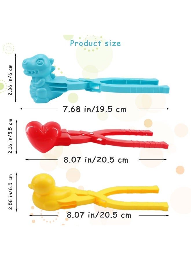 3 Pcs Duck Rice Mold DIY Sushi Mold Animal Rice Tool Rice Shaper Mold for Rice Balls, Sushi, Croquettes(Duck+Dinosaur+Heart Shape) - Image 5