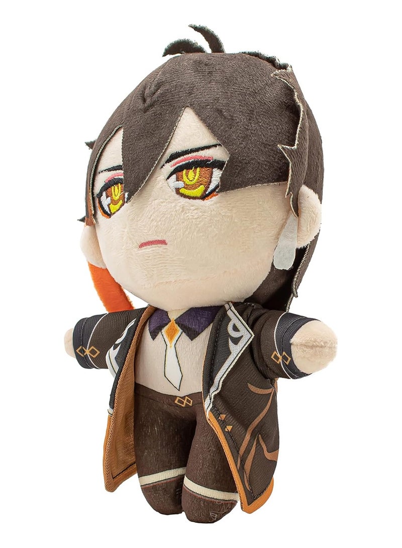 عام دمية محشوة من لعبة Genshin Impact، مناسبة للمعجبين واللاعبين، مقاس 8.75 بوصة (شخصية Zhongli) - Image 3