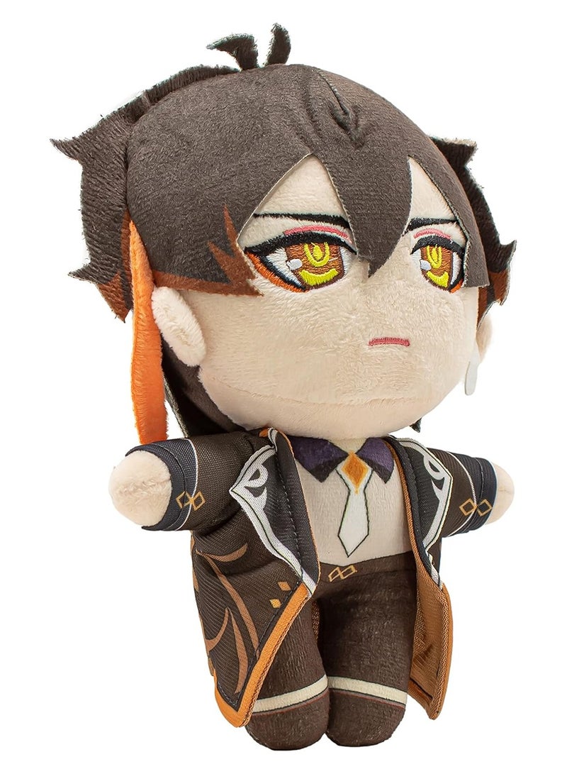 عام دمية محشوة من لعبة Genshin Impact، مناسبة للمعجبين واللاعبين، مقاس 8.75 بوصة (شخصية Zhongli) - Image 2