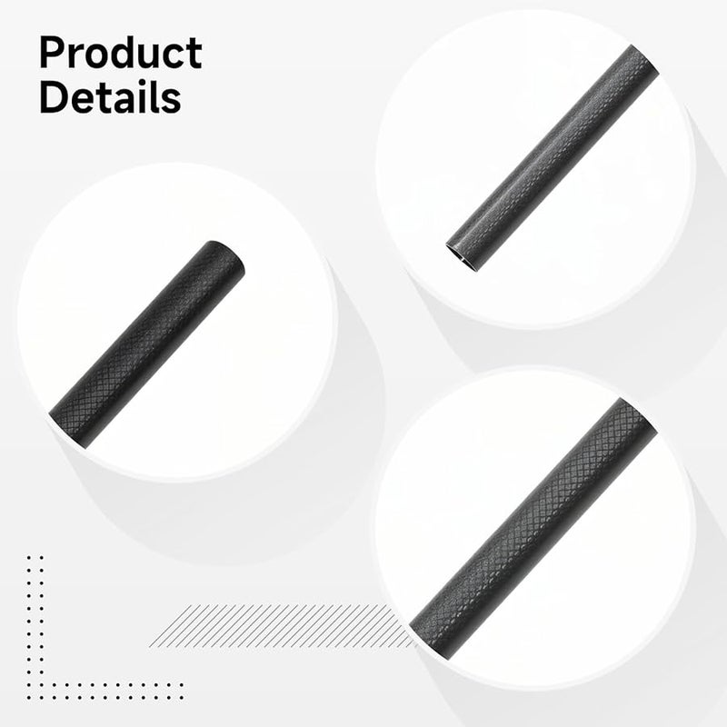 2 Pcs 14x16x400mm Carbon Fiber Tubes 3K Twill Matte Lightweight High Strength Rods - Image 4