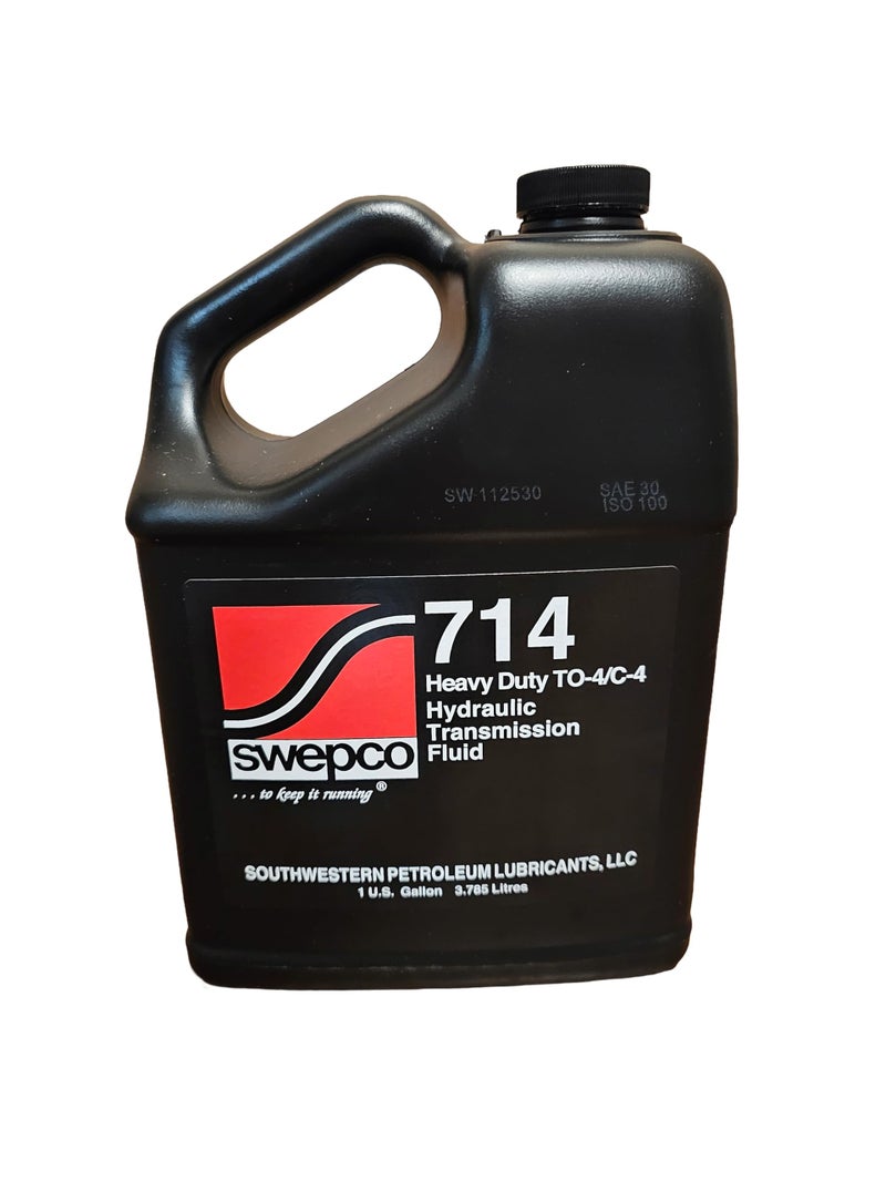 Swepco 714 Hydraulic Transmission Fluid Type TO4C4 30wt Gal - Image 2