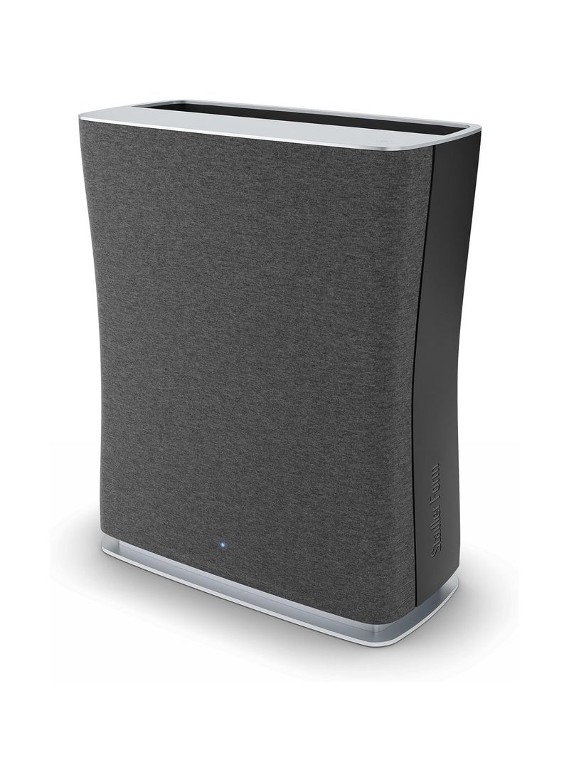 Swiss Design Air Purifier Roger Dual Filter Activated Carbon HEPA 12 Built in IAQ and Gas Sensors Textile Pre Filter with Hygiene Function Up to 33 square meter White 2 Year Warranty by ManufacturerSwiss Design Air Purifier Roger Little Dual Filter Activated Carbon HEPA 12 Filter Built in IAQ and Gas Sensors Textile Pre Filter with Hygiene Function Up to 66 square meter Black 2 Year Warranty by Manufacturer