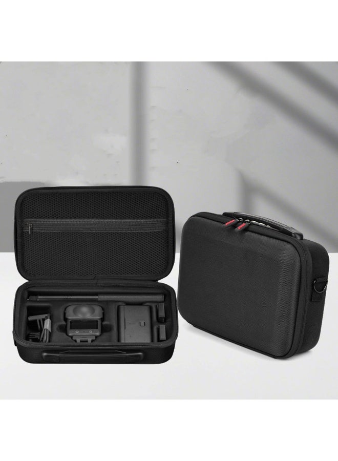 Carrying Case for DJI OSMO 360, with Carry Handle and Adjustable Shoulder Strap PU Leather Portable Compact Storage Bag for DJI OSMO 360 Protective Case Accessories - Image 1