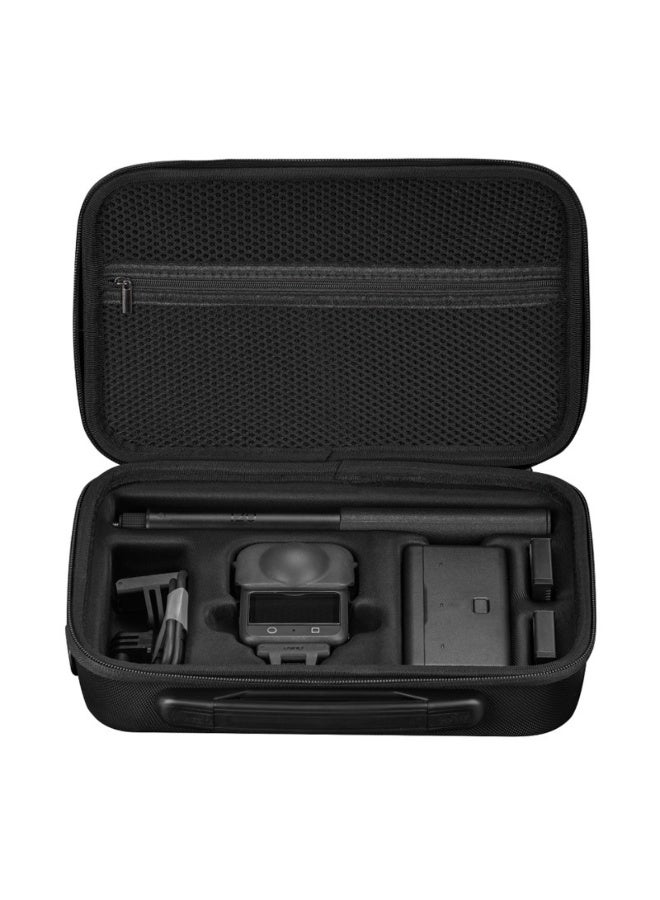 Carrying Case for DJI OSMO 360, with Carry Handle and Adjustable Shoulder Strap PU Leather Portable Compact Storage Bag for DJI OSMO 360 Protective Case Accessories - Image 4