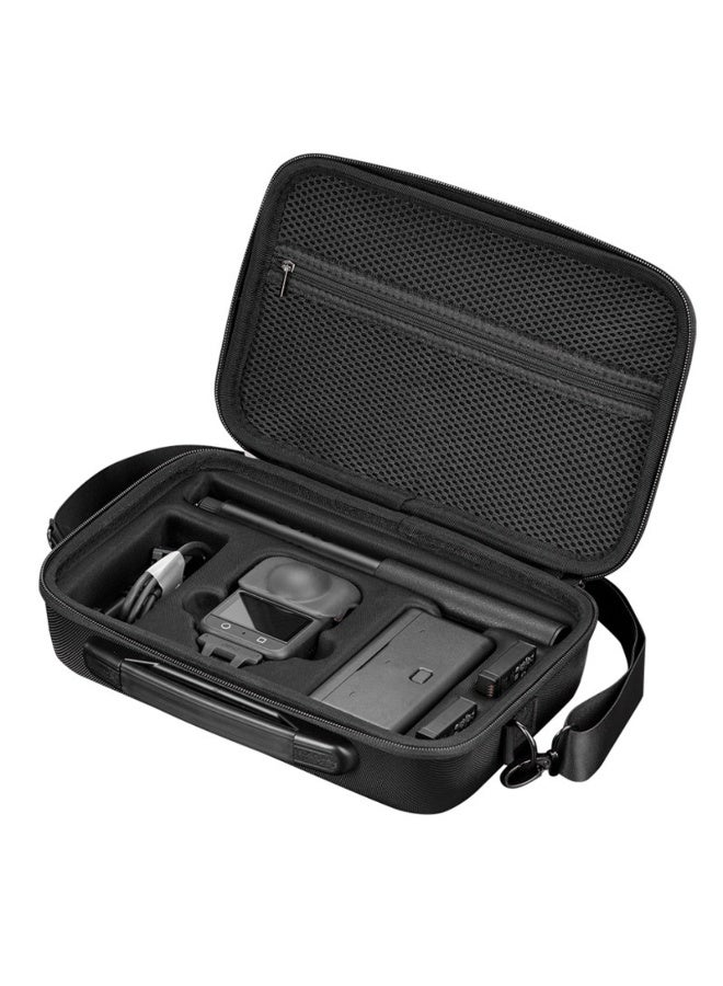 Carrying Case for DJI OSMO 360, with Carry Handle and Adjustable Shoulder Strap PU Leather Portable Compact Storage Bag for DJI OSMO 360 Protective Case Accessories - Image 3