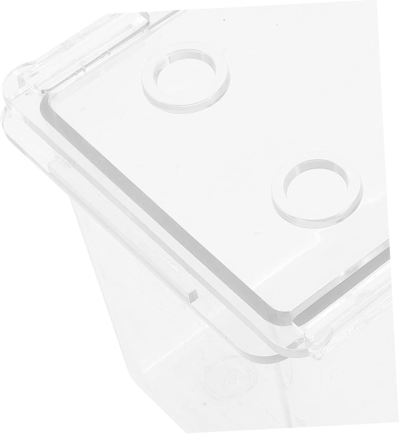 Milisten Playing Card Organizer Box Compact Storage Case for Decks of Cards for Jewelry and Small Accessories Easy Open Clip Design - Image 3