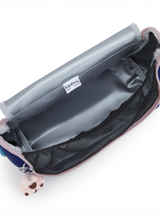 كيبلينغ كيشيرو صندوق غداء كبير (مع جيب ترولي) نسائي سولار نيفي سي جديد - Image 4