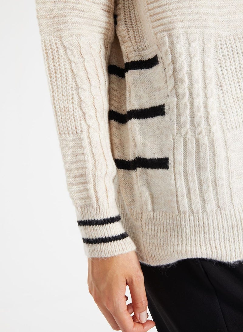 trendyol Knitted Button Down Cardigan - Image 4