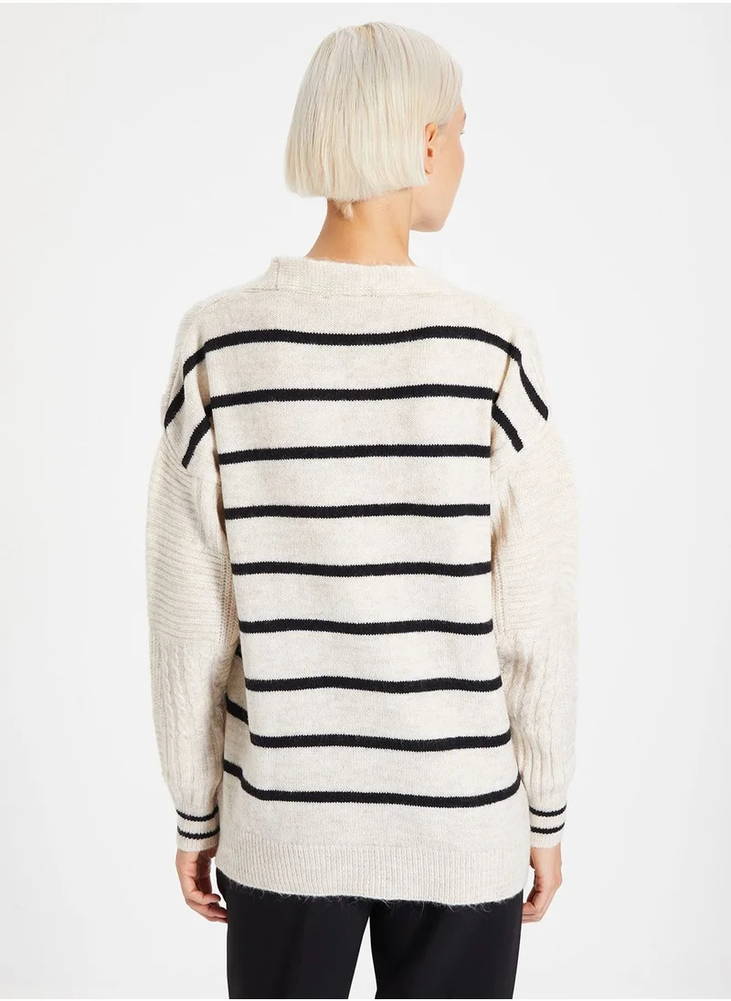 trendyol Knitted Button Down Cardigan