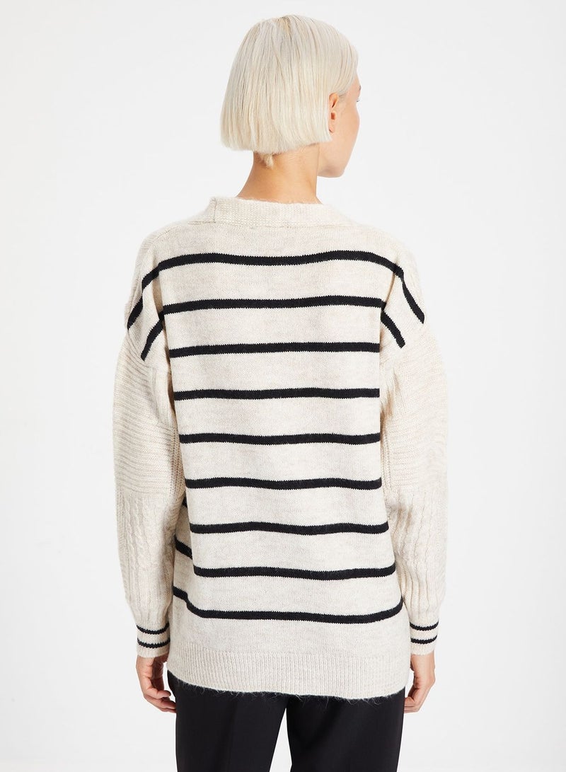trendyol Knitted Button Down Cardigan - Image 5