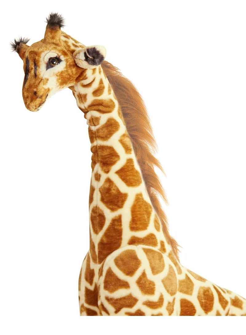 Melissa & Doug Giant Giraffe Plush Toy | Life-Size & Realistic Design | Soft & Cuddly Stuffed Animal for Kids - Image 4