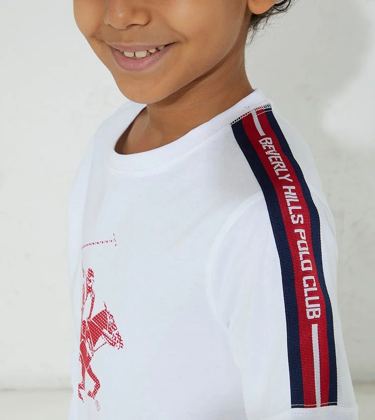 BEVERLY HILLS POLO CLUB  Logo Detailed Rerun Long Sleeves T-Shirt  | Best Price UAE