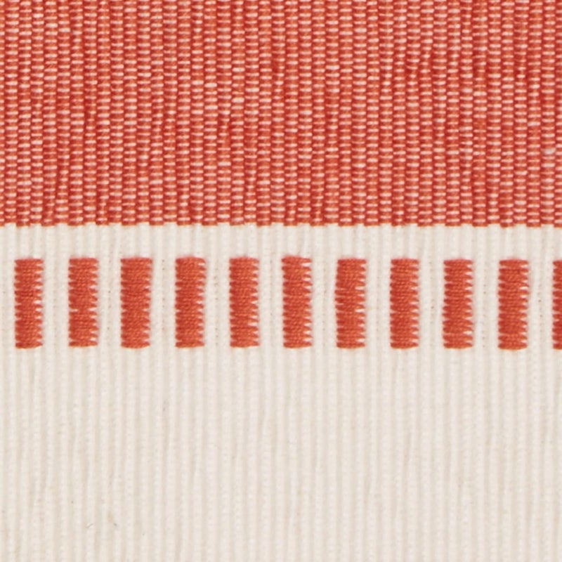 DII Dobby Stripe Woven Table Runner, 13x72 (13x77.5, Fringe Included), Spice - Image 3