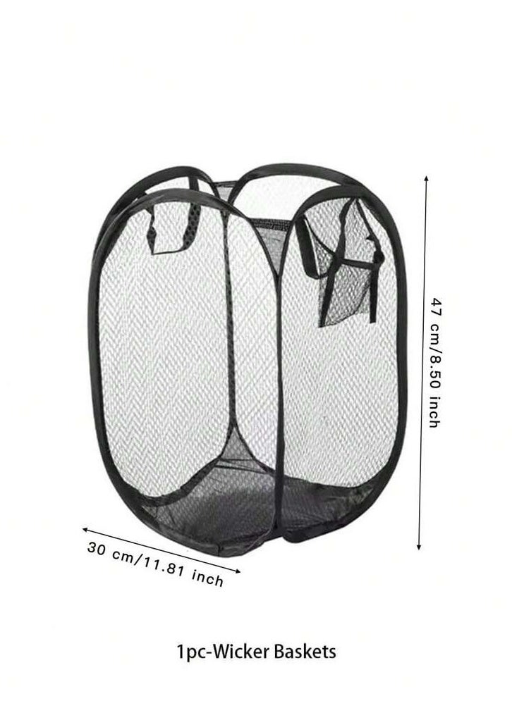 Generic - Foldable Laundry Basket For Easy Storage And Transportation, Suitable For Laundry, Shopping, Or General Storage. - Image 1