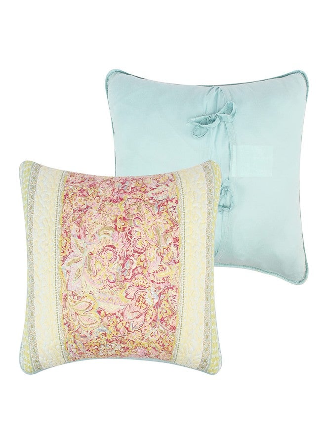 Greenland Home Fashions غطاء وسادة Barefoot Bungalow Palisades، قياسي (عبوة من قطعة واحدة)، ألوان باستيل - Image 1