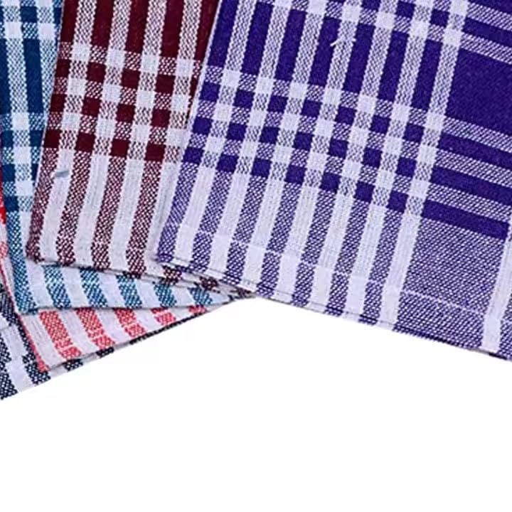 Pack of 5 Pcs Cotton Kitchen Cleaning Cloth Table Wiping Napkin Duster Mono Checks Size 18x18 Inch - Image 4