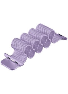 FITIT FITIT Stainless Steel Metal Strap Milanese Loop Alloy Replacement for iWatch Series 9 and Below, 38mm 40mm 41mm with powerful Magnetic lock, Lavender  - Image 5
