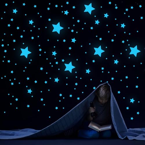 Sondeng 421Pcs Glow in The Dark Stars Ceiling Stars Glow in Dark Space Planet Universe Galaxy Wall Decals Glow in The Dark Wall Stickers for Boys Girls Kid Bedroom Living Room Decor Christmas Gift - Image 3