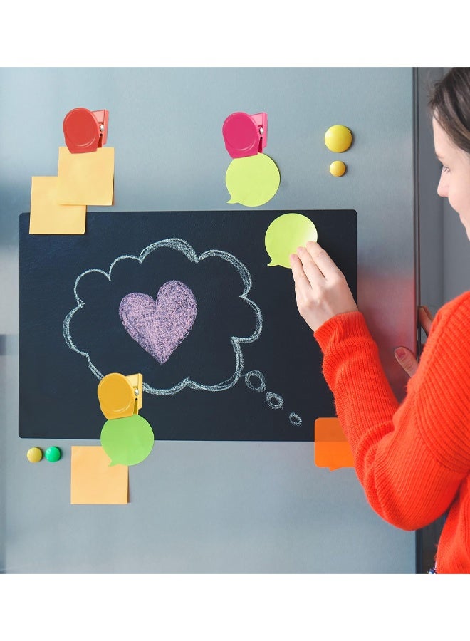 6 PCS Fridge Magnetic Clips, Colorful Strong Whiteboard Magnets For Whiteboard Notice Board Refrigerator Picture Memo Note Home Office - Image 5