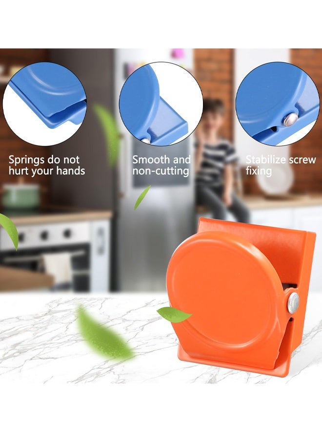 6 PCS Fridge Magnetic Clips, Colorful Strong Whiteboard Magnets For Whiteboard Notice Board Refrigerator Picture Memo Note Home Office - Image 3