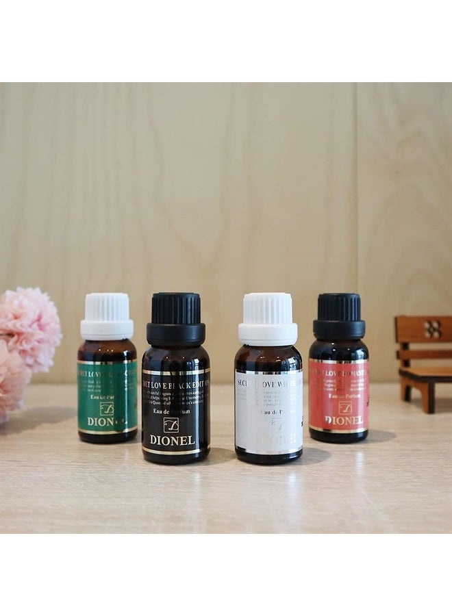 D DIONEL ديونيل سر الحب - النسخة البيضاء، عطور للنساء، زيت عطر داخلي، رائحة مسكية جذابة تأسر القلوب، 15 مل/0.51 أونصة سائلة - Image 3