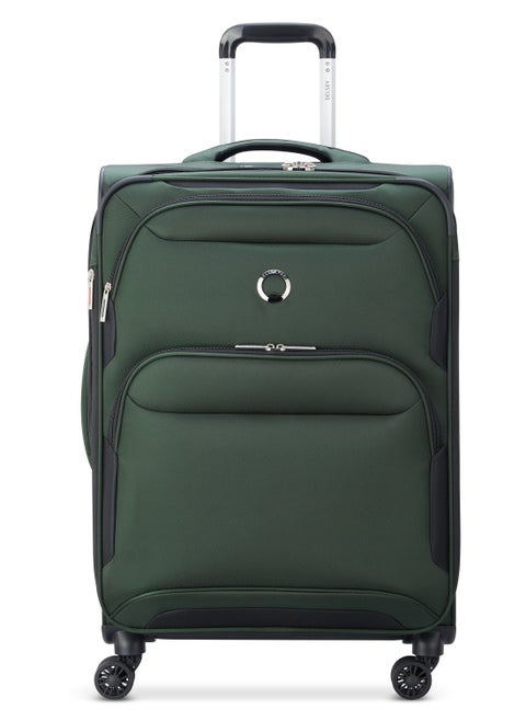 Sky Max 2.0 70cm Softcase 4 Double Wheel Expandable Check-In Luggage Trolley - Green