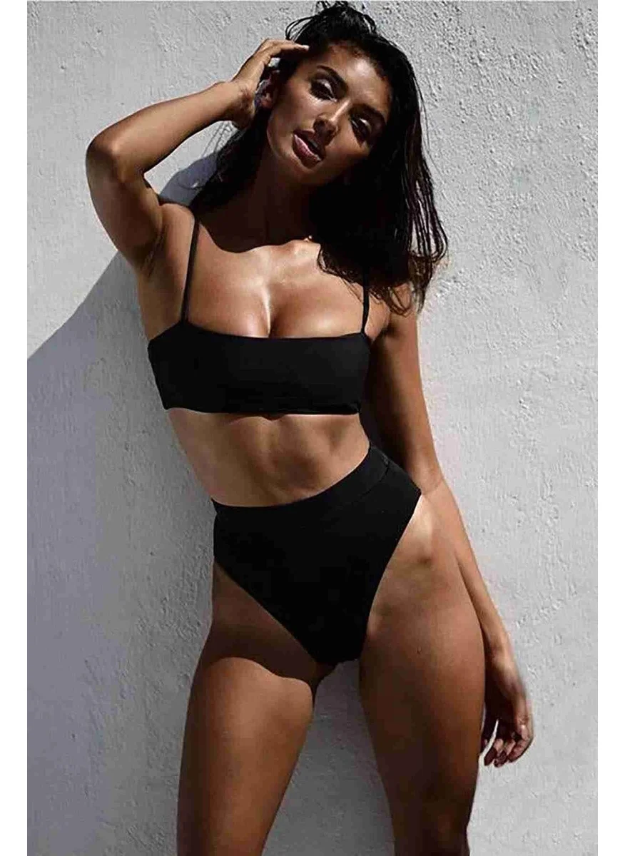 Fokshop Angelsin Stylish Bikini Top Black