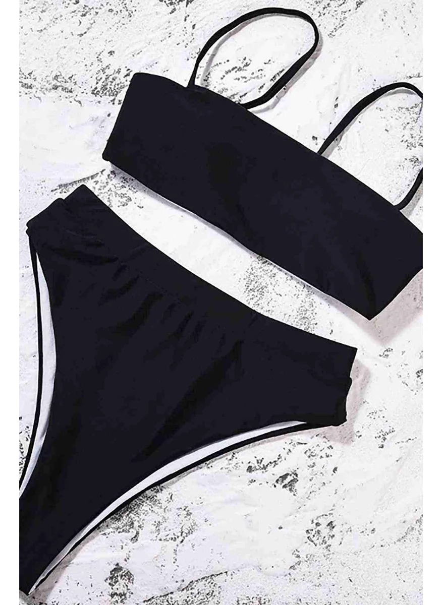 Fokshop Angelsin Stylish Bikini Top Black