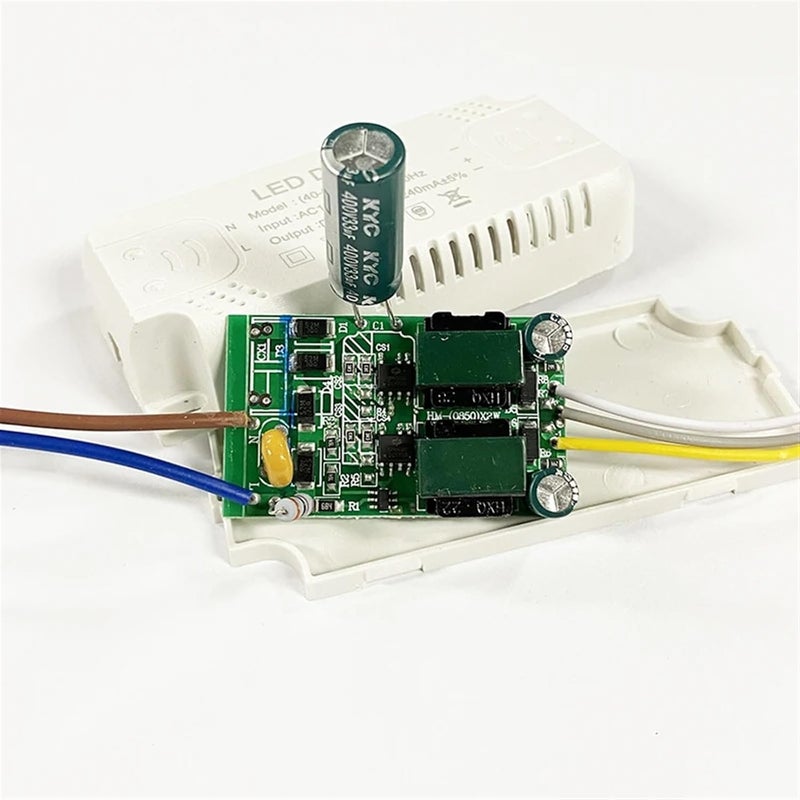 LED Driver Lights Transfermer (40-60W)*2 for Double Color Ceiling Lamps Two Channel Output DC130-200V 240mA,Input AC165-265((8-24W) X2 Channel) - Image 5