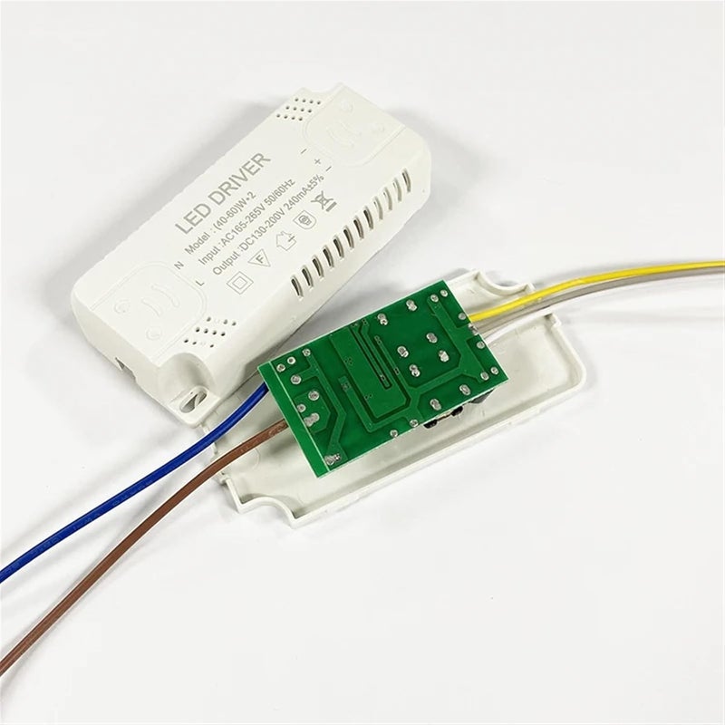 LED Driver Lights Transfermer (40-60W)*2 for Double Color Ceiling Lamps Two Channel Output DC130-200V 240mA,Input AC165-265((8-24W) X2 Channel) - Image 4
