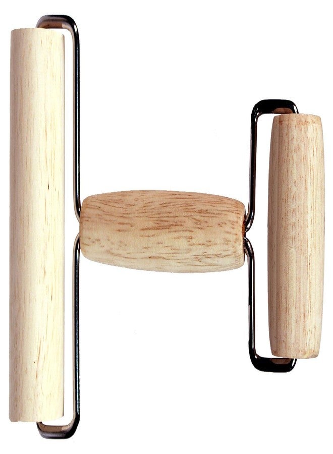 Creative Hobbies Hardwood Pony Roller - 2 in 1 Design Dual Roller Tool for Ceramic, Pottery Clay Working, Rhinestone Embroidery Diamond Painting, Craft Clay Roller, Wooden Roller - Image 3