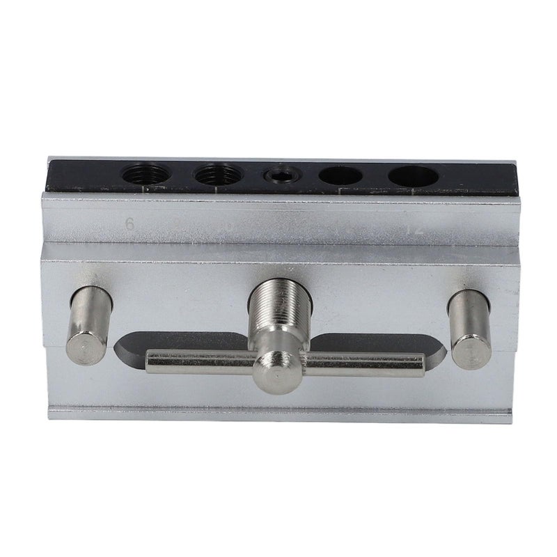 Self Centering Doweling Jig Kit With 6 Bushings Adjustable Width 0 4 To 2 4 Inches Silver - Image 3