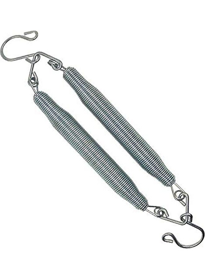 Mojo Toys مجموعة زنبرك مهد معلقة لسرير الأطفال هولا سويتينغ سرير فولاذي زنبرك مجموعة مثلث هوك لسرير الأطفال المعلق هولا جولا سويتينغ (20 قطعة) - Image 1