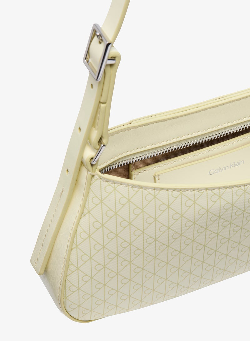 CALVIN KLEIN Emblem Print Shoulder Bag - Image 4