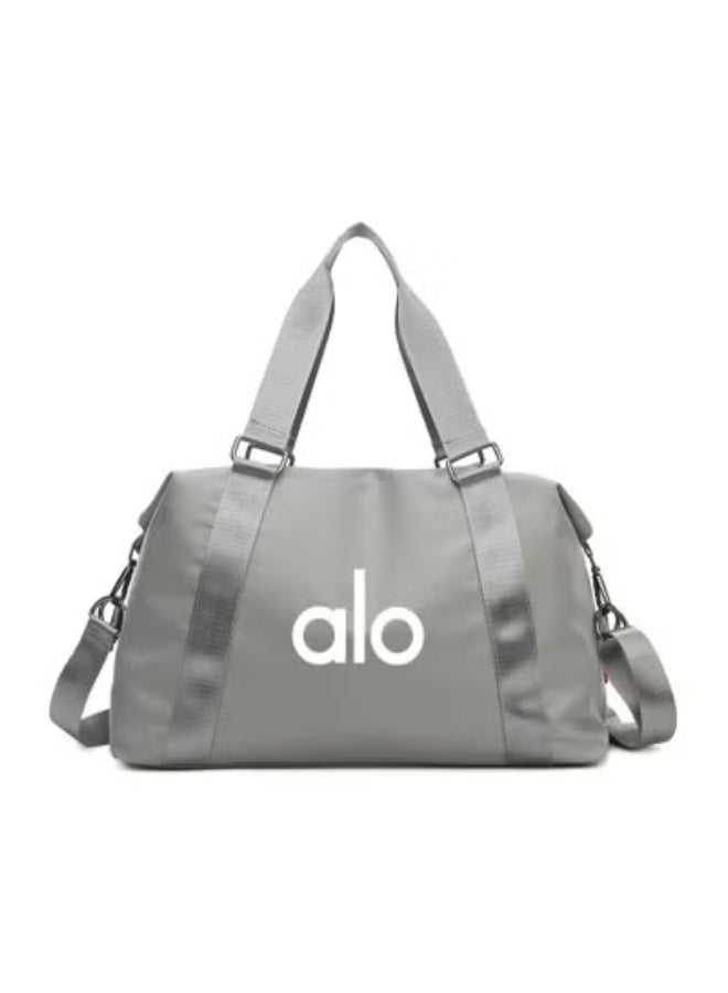 Alo fitness handbag, with large capacity, divided into dry and wet sections, made of durable and waterproof Oxford fabric