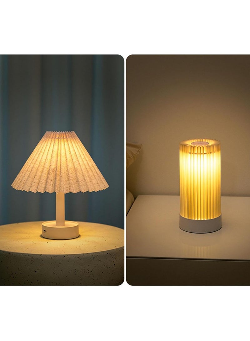 CMGTYYD Transformable Retro Umbrella Table Lamp - USB rechargeable night light with 3 modes, beautiful ambient lighting, artist home decor for living room, study, bedroom - Image 3