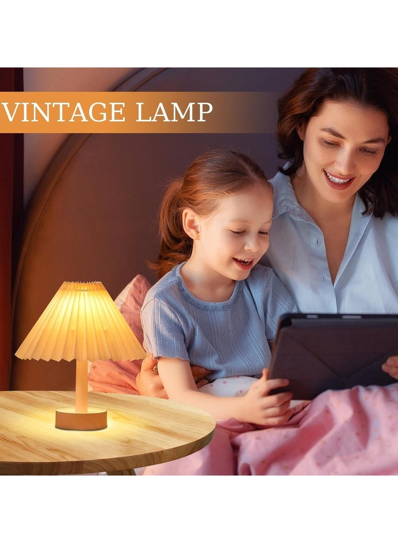 CMGTYYD Transformable Retro Umbrella Table Lamp - USB rechargeable night light with 3 modes, beautiful ambient lighting, artist home decor for living room, study, bedroom - Image 2