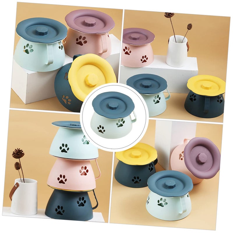 White Plastic Portable Urinal with Lid for Home Camping and Nighttime Use Easy Carry Handle - Image 5