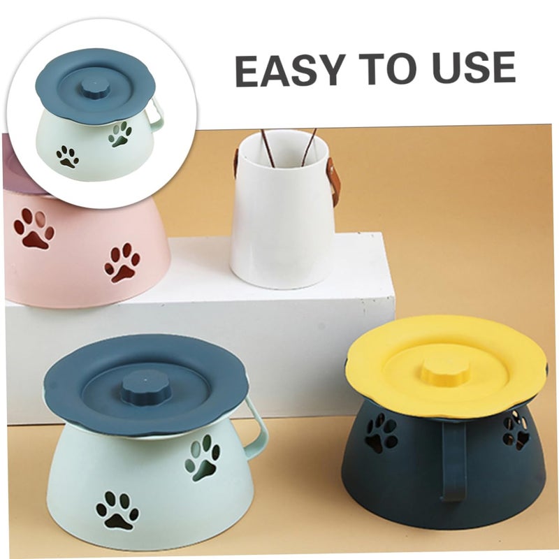 White Plastic Portable Urinal with Lid for Home Camping and Nighttime Use Easy Carry Handle - Image 3