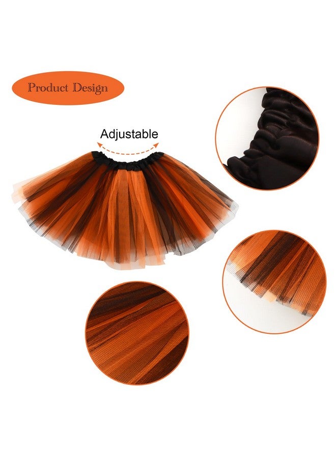 Heliltd 5 Pieces Kids Girls Tiger Costume Set Tiger Ear Headband Tail Nose Bow Tie Tutu Skirt For Halloween Cosplay Party  - Image 4