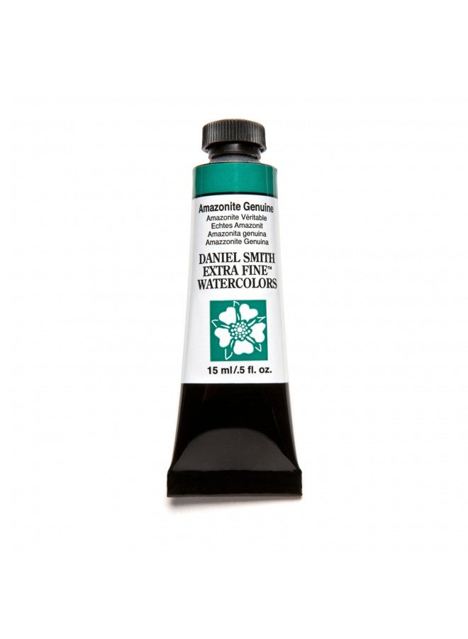 Daniel Smith 284600163 Extra Fine Watercolor 15ml Paint Tube, Amazonite Genuine, 0.5 Fl Oz (Pack of 1) - Image 3