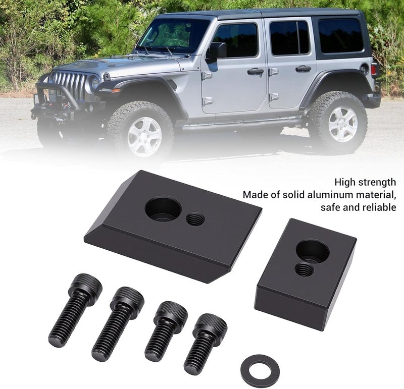 Aramox Front Seat Riser Spacer Kit for Jl Jlu 2018+ - Aluminum Seat Recline Kit 3/4in Blocks - Image 3