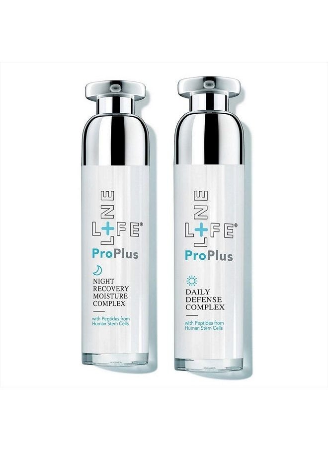 Lifeline - Skincare 2 Piece Bundle - Includes Anti-Aging ProPlus Night Recovery Moisture Complex Serum 50mL, and Anti-Aging ProPlus Daily Defense Complex Serum 50mL (2 Piece Bundle) - Image 1