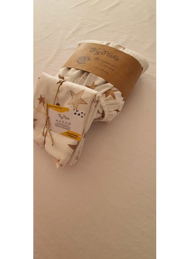 Tiny Plans Elastic Baby Bed Sheet - Pillowcase Set 70X110 cm  - Image 2