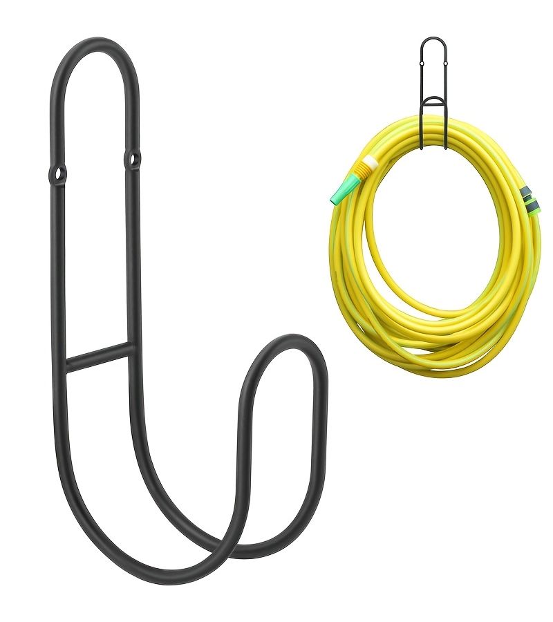 Heavy Duty Hose Storage Rack 1 Set Portable Metal Hook For Home Garden Irrigation - Image 1