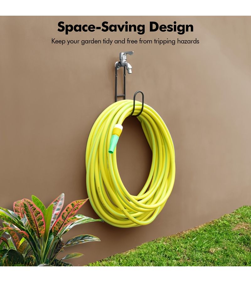 Heavy Duty Hose Storage Rack 1 Set Portable Metal Hook For Home Garden Irrigation - Image 5
